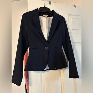 Women blue blazer